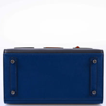 Hermes Birkin 25 Sellier Faubourg Blue Madame Bag
