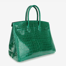 Hermès Birkin 35 Crocodile Porosus Vert Emeraude - BEAUTY BAR
