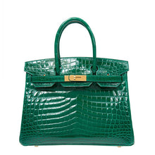 Hermès Birkin 35 Crocodile Porosus Vert Emeraude - BEAUTY BAR
