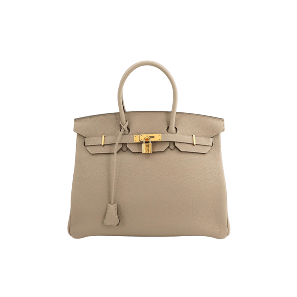 Hermès Birkin 35 Handbag in Gris Tourterelle Khaki - BEAUTY BAR
