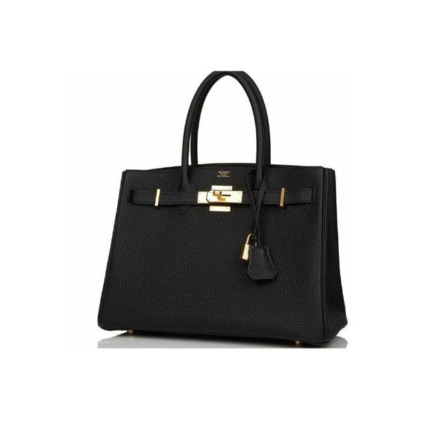Hermès Birkin 35cm Black Togo Rose Gold Hardware Bag U Stamp - BEAUTY BAR
