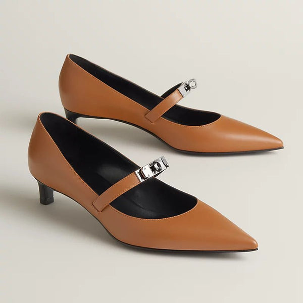 Hermès Bouncing Kiara Beige 40mm Pump