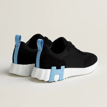 Hermès Bouncing Sneaker All Black With Blue H