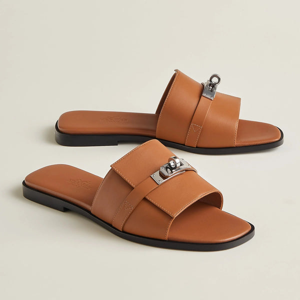 Hermès Giulia Sandal Naturel - BEAUTY BAR