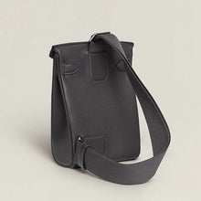 Hermès Hac a Dos PM backpack Silver Metal Black Shoulder - BEAUTY BAR