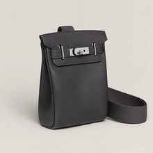 Hermès Hac a Dos PM backpack Silver Metal Black Shoulder - BEAUTY BAR