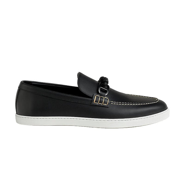 Hermès Ignacio Black Loafer For Men - BEAUTY BAR