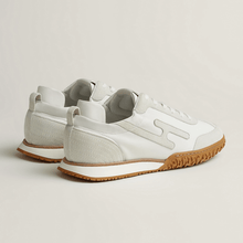 Hermès  Jet Sneaker White With Gray H Detail