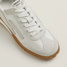 Hermès  Jet Sneaker White With Gray H Detail