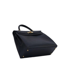 Hermès Kelly 30 Vache Liegee Black Indigo - BEAUTY BAR