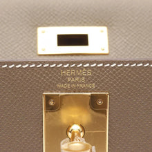 Hermès Kelly Handbag B Outside Stitched Epsom Leather Etoupe