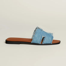Hermès Oran Sandal Bleu Clair - BEAUTY BAR