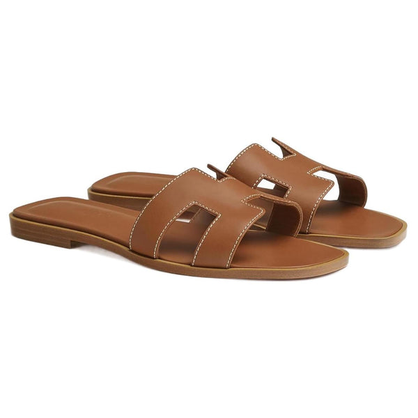 Hermes Oran sandal Gold - BEAUTY BAR