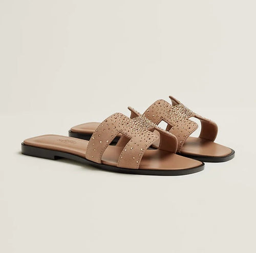 Hermes Oran Sandal Rose