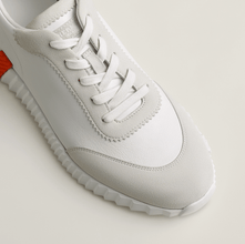 Hermès Sneakers Bouncing White With Orange Accent