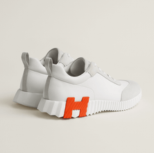 Hermès Sneakers Bouncing White With Orange Accent