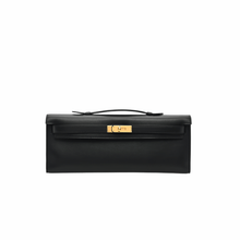 Hermès Swift Kelly Cut Clutch Pochette Black - BEAUTY BAR