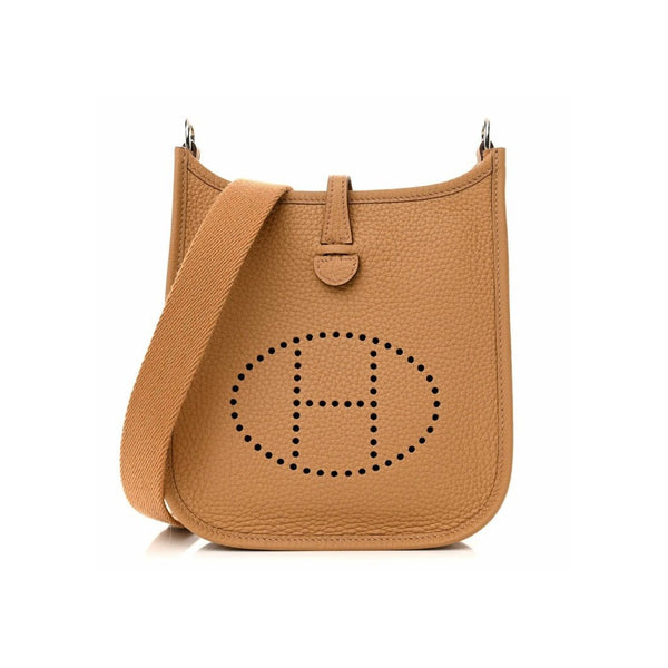 Hermès Taurillon Clemence Evelyne TPM Biscuit - BEAUTY BAR