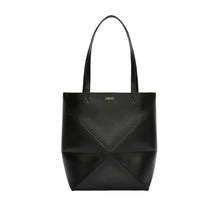 Loewe Medium Puzzle Fold Tote In Shiny Calfskin - BEAUTY BAR