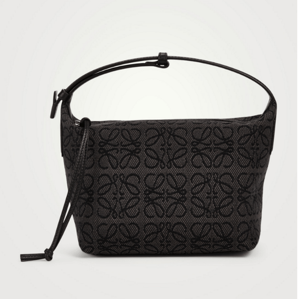Loewe Small Cubi Anagram Jacquard Canvas Shoulder Bag - BEAUTY BAR