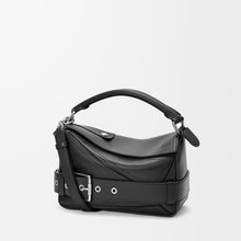 Loewe Small Puzzle Biker Bag in Shiny Leather - BEAUTY BAR