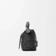 Loewe Small Puzzle Biker Bag in Shiny Leather - BEAUTY BAR