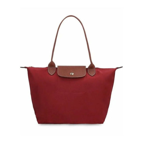 Longchamp Le Pliage Medium Shoulder Red Bag