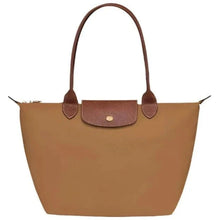 Longchamp Le Pliage Medium Shoulder Bag Beige - BEAUTY BAR