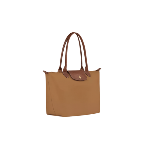 Longchamp Le Pliage Medium Shoulder Bag Beige