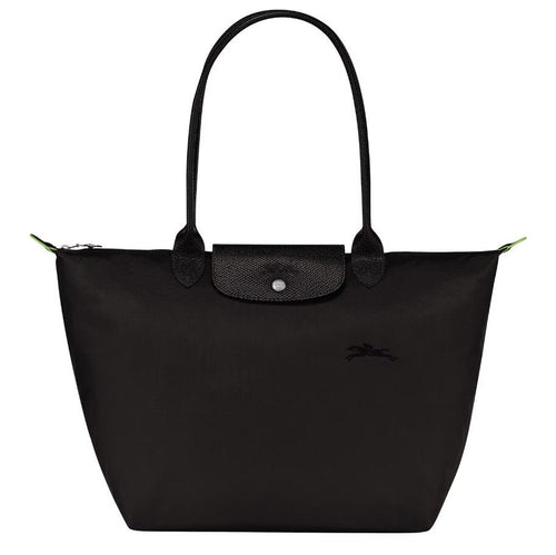 Longchamp Le Pliage Medium Shoulder Bag Black
