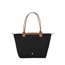 Longchamp Le Pliage Medium Shoulder Bag Black And Brown - BEAUTY BAR