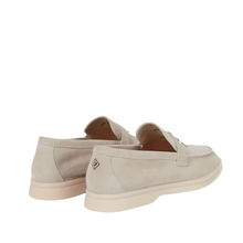 Loro Piana Summer Charms Walk Suede Beige Loafers - BEAUTY BAR