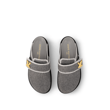 Louis Vuitton Cosy Flat Comfort Gray Clog