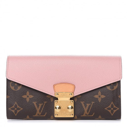 Louis Vuitton Monogram Pallas Wallet Rose Ballerine
