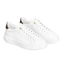 Louis Vuitton Time Out Leather Trainers White - BEAUTY BAR