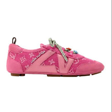 Louis Vuitton Women's Pink Monogram Fabric Sneakers