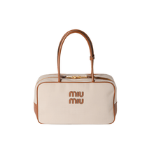 Miu Miu Beau Large Canvas and Leather Bag – Luxury Designer Tote for Women | Elegant Everyday Statement - BEAUTY BAR