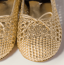 Miu Miu Braided Ballerina Flats Detailed With Soft Leather