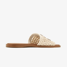 Miu Miu Crochet And Leather Slide Sandals