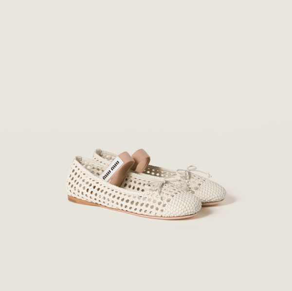 Miu Miu Mesh - Design Ballet Flats - BEAUTY BAR