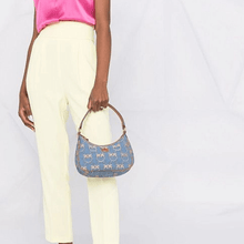 Pinko Mini Love Bag Half Moon Denim - BEAUTY BAR