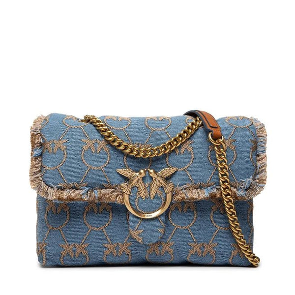 Pinko Сумка Pinko Love Classic Puff Denim Logo - BEAUTY BAR