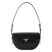 Prada Arqué Leather Shoulder Bag - BEAUTY BAR