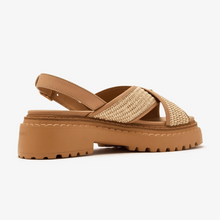 Prada Cross-Strap Platform Sandals Neutrals - BEAUTY BAR