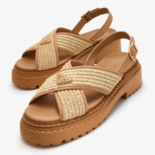 Prada Cross-Strap Platform Sandals Neutrals - BEAUTY BAR