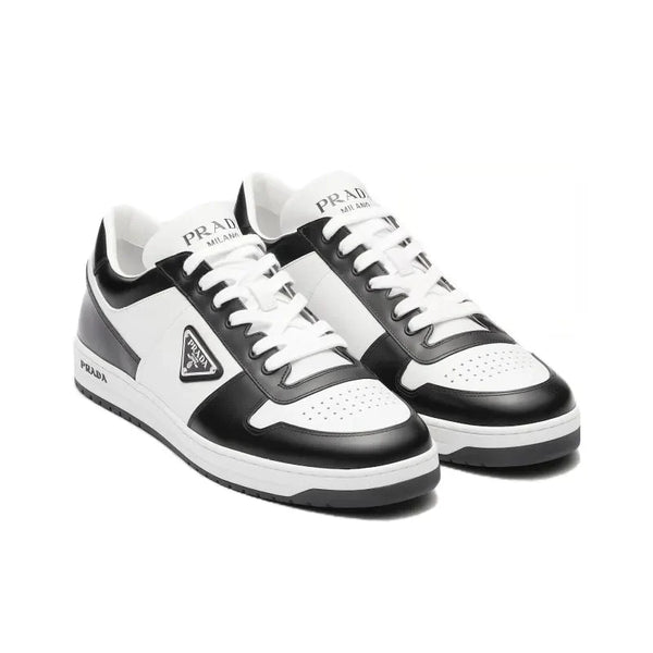 Prada Downtown Leather 'White Black' - BEAUTY BAR