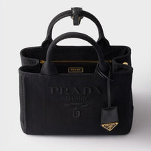 Prada Jardinière Small Cotton Canvas Handbag - BEAUTY BAR