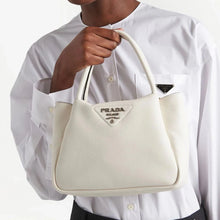 Prada Large Logo-Plaque Tote Bag - BEAUTY BAR