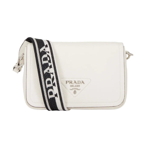 Prada Leather White Shoulder Bag