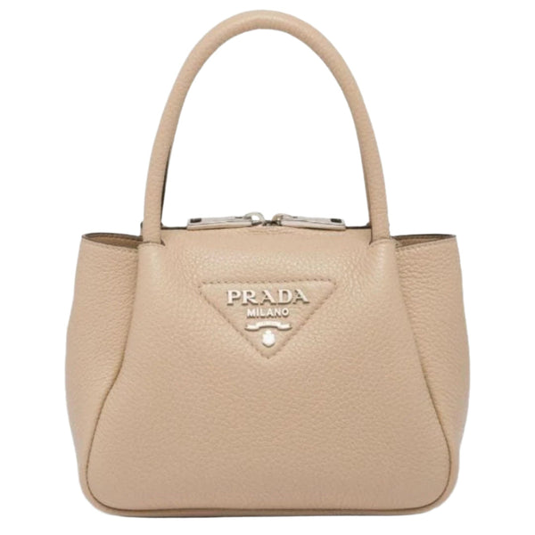 Prada Logo-Lettering Top-Handle Bag - BEAUTY BAR